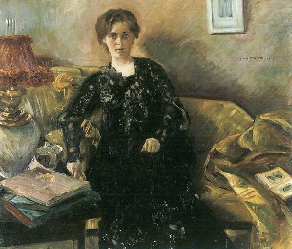 Lovis Corinth Portrait Frau Korfiz Holm